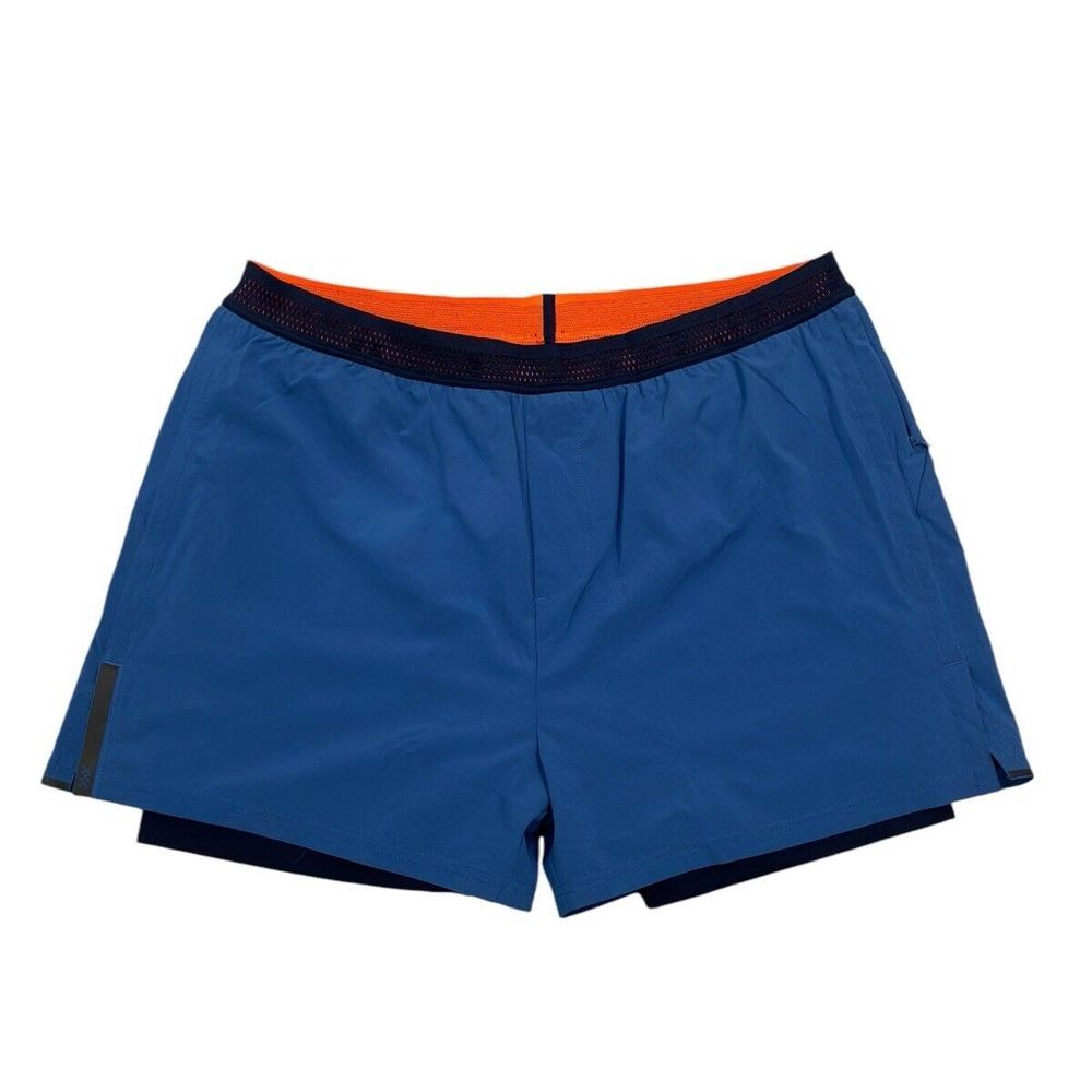 Rhone NEW Men's Size XXL Swift 4" Lined Athletic Blue Running Shorts Drawstring